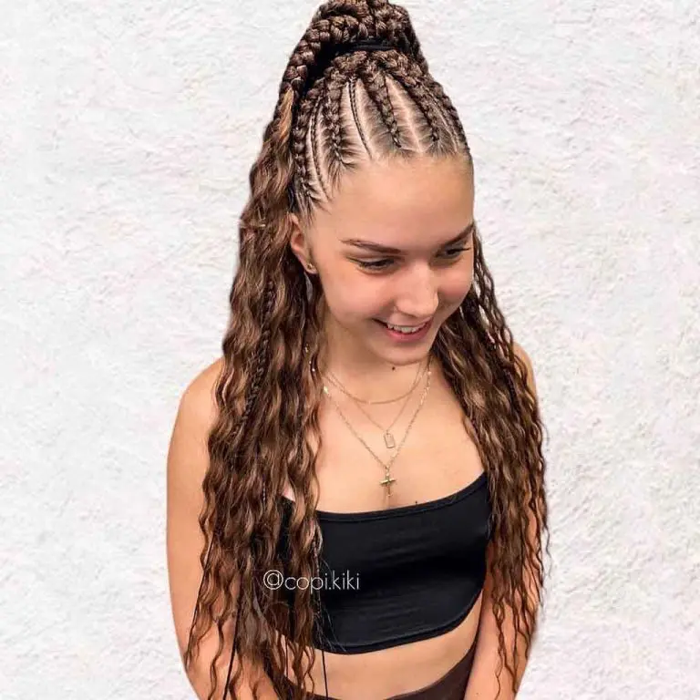 10 Elegant Hairstyles for Wavy Hair! 10 Wavy Octopus Braided Hairstyle on Long Brown Hair